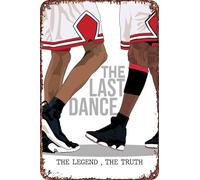 FYELVO Targa in metallo con scritta in lingua inglese "The Last Dance", decorazione da parete per la casa, stile retrò, 20,3 x 30,5 cm