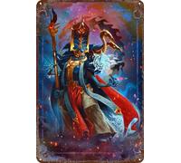 FYELVO Thousand Sons Exalted - Targa decorativa in metallo per soggiorno, bar, 30,5 x 20,3 cm