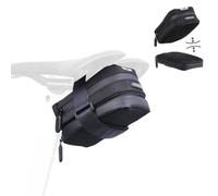 Fyfjur Mini Borsa Sottosella Bici da Corsa Impermeabile, Design a Doppio Strato Rimovibile, Compatto Portatile Borsa Sottosella Mtb per Bici da Strada MTB Pieghevole (13x9x6CM)