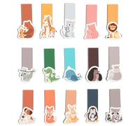Fyfjur Segnalibri Magnetici, 15 Pezzi Segnalibri Animali Calore Genitori-figli, Regalo Per LInizio Della Scuola, Regali Per Appassionati Di Lettura, Studenti E Insegnanti (15 Modelli)