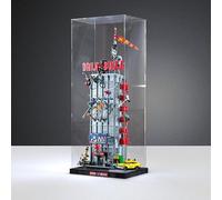 FYHCY Vetrina in Acrilico Trasparente Compatibile con Le*Go 76178 Daily Bugle Building, vetrina Trasparente Antipolvere (Modello Non Incluso) C