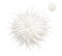 Fyhqwf Con Piume Di Struzzo Spilla - Elegante Piuma Spilla - Stile Vintage, Accessorio Per Cappello - Adatto Per Feste, Matrimoni E Accessori Per Lo Styling Fotografico