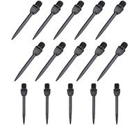 Fyihoxi 15 Pezzi Punte per Freccette in Acciaio, Punte Freccette 2BA, Punte Corte per Freccette, Puntine Freccette, 2BA Punte Morbide Punte di Ricambio Accessori