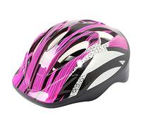 Fymlok Casco Bicicletta,Casco Ciclismo Casco per Biciclette Bambini Casco Regolabile Bicycle Bymet Bike Scooter Skateboard Rullo Pattinaggio Guida Casco Protettivo(Rose Red)