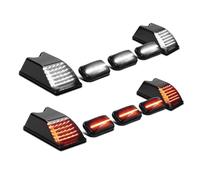 Fymlok Luci di Posizione per Tetto Led Luci Di Ingombro Anteriori Ambra Posteriori Rosse Sul Tetto Della Cabina Uso Adatto Per Hummer H2 2003-2009 E Per SUT/SUV 2005, 2007-2009(10pcs White Red)