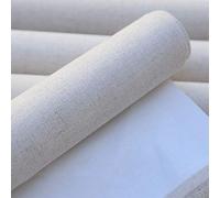 Fymlok Rotolo Tela per Dipingere Professionale Blank Canvas for la Strato di Pittura Acrilico Pittura a Olio Tela Biancheria in in Primated Art Forniture for Artista 5m One Roll(5M Long Width 58cm)