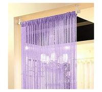 Fymlok Tende per Porte,Tenda di Cristallo Tenda di Cristallo Linea Lampeggiante Lucida Nappa della Finestra Stanza divisoria Linea Tenda Party Bedroom da Sposa(5)