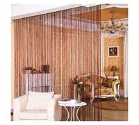 Fymlok Tende per Porte,Tenda di Cristallo Tenda di Cristallo Linea Lampeggiante Lucida Nappa della Finestra Stanza divisoria Linea Tenda Party Bedroom da Sposa(4)