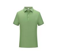 FYMLP Black Casual Men's Golf T Shirt Lightweight Breathable Short Sleeve Polo Shirt for Business or Vacation Wear(Green,3XL)