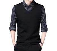 FYMLP Classic Long Sleeve Business Polo Shirt Mens Lightweight Casual Breathable Golf Top(Blue,XXL)