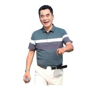 FYMLP Mens Active Golf Polo Shirt Summer Lightweight Workout Comfort Top(Green,L)