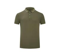 FYMLP Men's Comfortable Lapel Golf T Shirt Summer Moisture Wicking Short Sleeve Polo Shirt for Business or Leisure(Green,3XL)