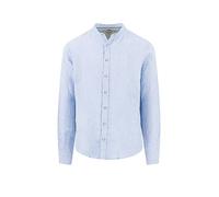 FYNCH-HATTON Camicia di lino azzurro | 4XL