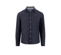 FYNCH-HATTON Camicia di lino blu | 4XL