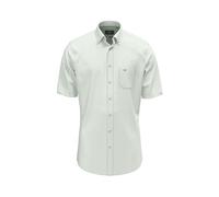 FYNCH-HATTON Camicia mezza manica in cotone a righe, tappeto erboso verde, XL