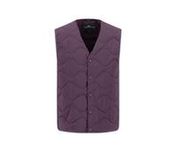 FYNCH-HATTON Gilet trapuntato rosso scuro | 4XL