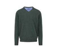 FYNCH-HATTON Maglia fine in cotone con scollo a V, Dark Ivy., XXL