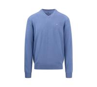Fynch Hatton Maglione Da Uomo Casual Fit Blu SFPK 211 604 Crystal Blue