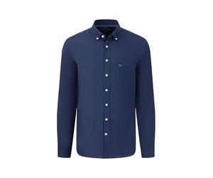 FYNCH-HATTON Morbida Camicia Oxford in Cotone Navy / 3XL