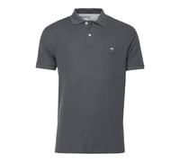 FYNCH-HATTON Polo classica in cotone di alta qualità, asfalto, XXL
