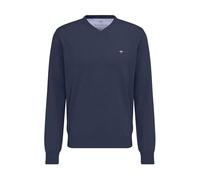Fynch-Hatton Uomo Pullover, V-Neck Felpa Not Applicable, Blu (Night 680), Medium