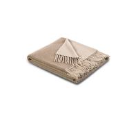 FYNCH-HATTON Wolldecke - Plaid KIBO 130x170cm Nature Sand beige