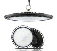 Fynokst Faretto LED UFO 200W, 30000LM 6000K Lampada da Officina, Super Luminose Bianco Freddo, IP66 Impermeabile Industriale Faretto, Lampada LED per Garage, Officina, Fabbrica, Corridoio