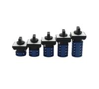 FYOCOXDS LW28-32 32A Cam Switches Rotary Switch Changeover Control Switch Panel Mounted for Electrician Using Tools(Man-Off-AUTO,5P-20 terminals)