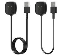 FYOUNG Cavo di ricarica compatibile con smartwatch Fitbit Versa 4/Versa 3 e Sense/Sense 2, cavo di ricarica USB per Google Pixel Watch 2/3, ricambio per Versa 3/4 per caricabatterie Sense/2