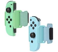 FYOUNG Dance Band Compatibili con Just Dance 2021 2020 Switch, Armband Cinturino Regolabile da Polso Elastico Compatibili con JoyCons - Blu & Verde 2 Pezzi (4.72-7.5 inches)