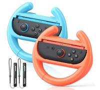 FYOUNG Manopola per volante per controller Nintendo Switch 2, accessori ergonomici da corsa per Joycon 2, confezione da 2 impugnature per Mario Kart 8 Deluxe Switch Games