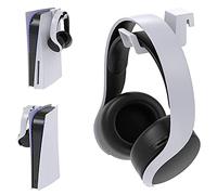 FYOUNG Supporto per cuffie per PS5/Slim/Pro, gancio per supporto cuffie, compatibile con console PlayStation 5 (bianco)