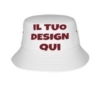Fyralune Cappello Personalizzato Pescatore Impermeabile Personalizzabile - Crea Il Tuo Cappello con Logo, Foto o Testo - Perfetto per Viaggi e Pesca