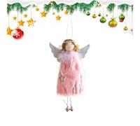 Fyrdyn Angelo Decorativo - Decorazioni Natalizie in Peluche,Ideale per Feste Baby Shower Nursery Matrimonio Giardino Porta d'Ingresso Soffitto Parete
