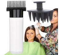 Fyrdyn Applicatore A Pettine Per Radici | Massaggiatore Per Il Cuoio Capelluto | 180 ml - Applicatore Multifunzione Olio Massaggio Scalp Per Donne Tinture Shampoo