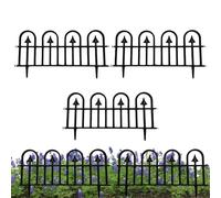 Fyrdyn Barriera per recinzione per cani - Pannelli di recinzione decorativi da 5 pezzi per il bordo del paesaggio del giardino | Recinzione di confine per aiuole, confine di paesaggistica