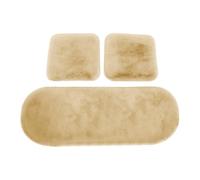 Fyrdyn Cuscini Auto Per La Guida - 3 Pezzi Copertura Spessa E Calda Per Sedile Anteriore E Posteriore - Sedile Guida - Per Camion E Veicoli Interni Inverno Natale Comfort Di Seduta