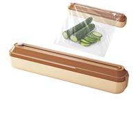 Fyrdyn Distributore Per Pellicola Alimentare Con Taglierina - Contenitore Riutilizzabile per Film Alimentare - Distributore Per Film E Carta Di Alluminio | Per Dispensa, Parete, Armadio, Cassetto,