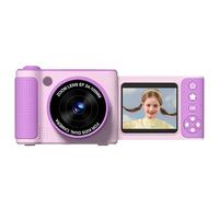 Fyrdyn Fotocamera Digitale - Videocamera con Schermo da 6,1 cm - Giocattolo Portatile con Flash per Giardino Viaggio Scuola Campeggio Spiaggia Casa Interno Esterno