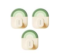 Fyrdyn Ganci Adesivi Per Parete,3 Pezzi Portaoggetti Senza Fori | Appendiabiti per Asciugamani,per Parete, Doccia, Bagno, Porta, Soffitto, Cucina, Cappotti, Chiavi, Finestra, Camera da, Asciugamani,