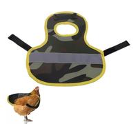 Fyrdyn Gilet di pollo per galline - Gilet riflettente pollo ad alta visibilità regolabile | La giacca di sicurezza mantiene gli animali domestici visibili e al sicuro da incidenti automobilistici,