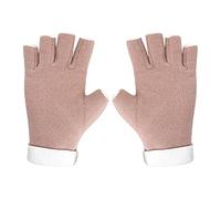 Fyrdyn Guanti A Dita Scoperte Per Donne, Manopole Da Compressione Calde Invernali, Guanti Isolati Con Supporto Articolare, per la Guida, l'Escursionismo, il Ciclismo, per Donne e Uomini, per Interno