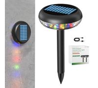 Fyrdyn Luci Esterne A Energia Solare | Impermeabile Da Parete - Luci Esterne Ricaricabili Tipo-C | Per Giardino Patio Portico Prato Paesaggio Arredamento Casa