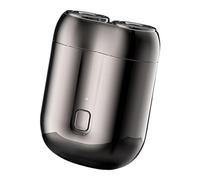 Fyrdyn Mini Rasoio Elettrico | Rasaio Impermeabile Trasportabile,Rasoio Elettrico Ricaricabile USB Umidi e Asciutti per Viso Testa Sopracciglia,Da Viaggio Casa Doccia Uomo