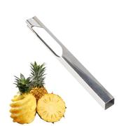 Fyrdyn Pineapple Eye Remover Tool,Rimuovi Frutta Metallo Forma V | Utensile In Acciaio Inossidabile Per Tagliare E Sbucciare Ananas,Supermercato Preparazione Alimenti Frutta Strumento