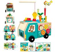 Fyrdyn Shape Sorter | Attività Motorie Fini | Giocattolo Tira con Forme per Bambini,per Asilo Scuola Materna Viaggio Compleanno Educazione Interattiva