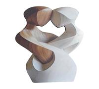 Fyrdyn Statua Coppia Artigianale,Figurina Astratta Di Coppia Artigianale 2D | Modello d'Arte Decorativa per l'Arredamento di Casa, Scrivania, Studio, Soggiorno, Credenze, Camera dei Bambini,
