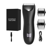 Fyrdyn Tagliacapelli Per Il Corpo Maschile | Rasoio Elettrico Con LED,Rasatore Impermeabile Per Zone,Per La Routine Mattutina Pre Allenamento Per Viaggio E Vacanza Fitness E Cura