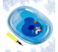 Fyrdyn Tappetino Acquatico Per Gatti, Lettino Gioco Rinfrescante Ad Acqua Per Gatti Con Pompa Di Gonfiaggio, Giocattolo Sensoriale Con Letto D'Acqua Per Arricchimento Di Animali Domestici Ad Uso