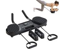 Fyrdyn Tavola Pilates - Allenatore Addominale Multifunzionale con Ruota Inferiore Rimovibile | Attrezzatura Fitness per Uomini e Donne Allenamento Core,Routine Giornaliera Casa e Camera da Letto